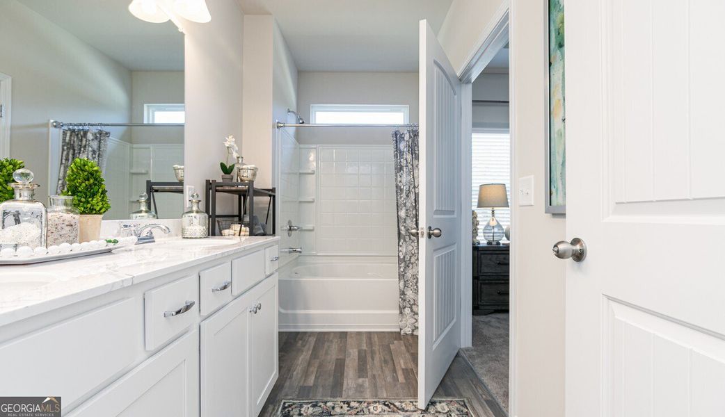 Furnished interior view inside a new home in The Cottages of Silvertown, Thomaston (Image 13).