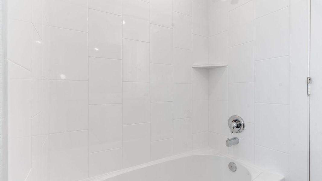 Furnished interior view inside a new home in Tamarron, Fulshear (Image 17).