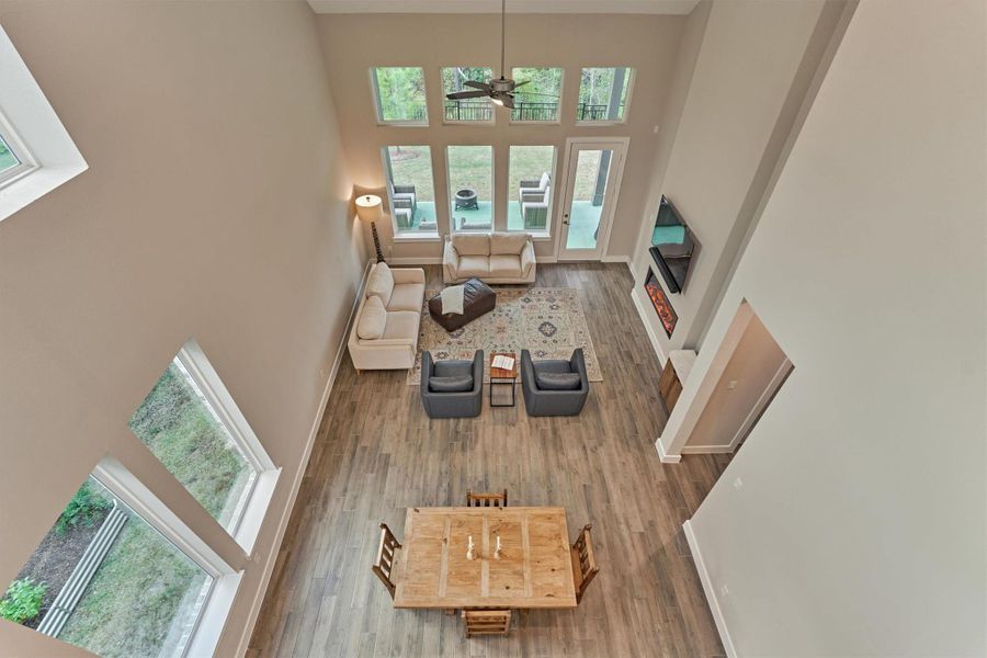 Furnished interior view inside a new home in Woodforest 50′, Montgomery (Image 13).