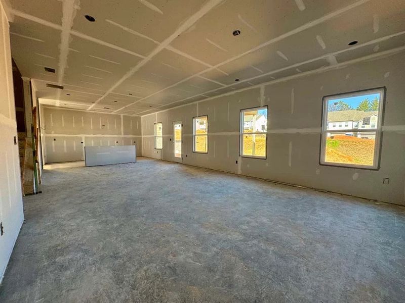 Family Room & Kitchen Construction Progress