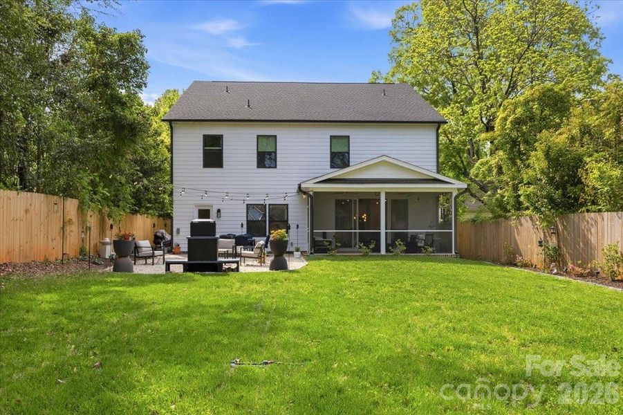 Exterior details and patio area of a home in , Charlotte (Image 22). Exterior details and patio area of a home in , Charlotte (Image 22).