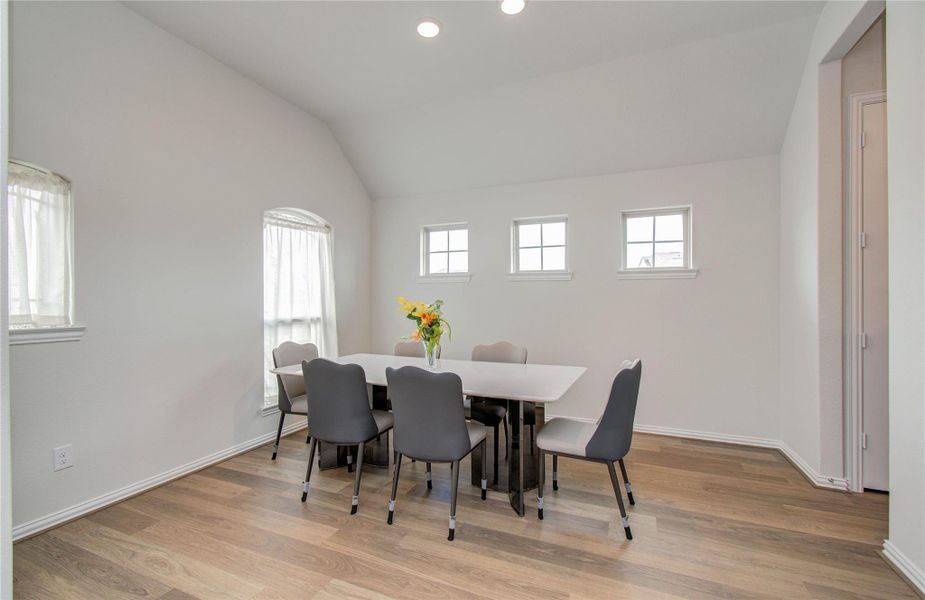 Furnished interior view inside a new home in Sunterra, Katy (Image 5).