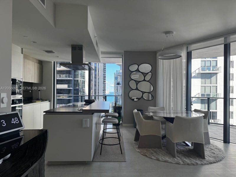 Furnished interior view inside a new home in , Miami (Image 15). Furnished interior view inside a new home in , Miami (Image 15).