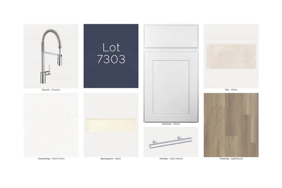 Sample of building materials used in homes in Pinewood at Grand Texas, New Caney (Image 11).