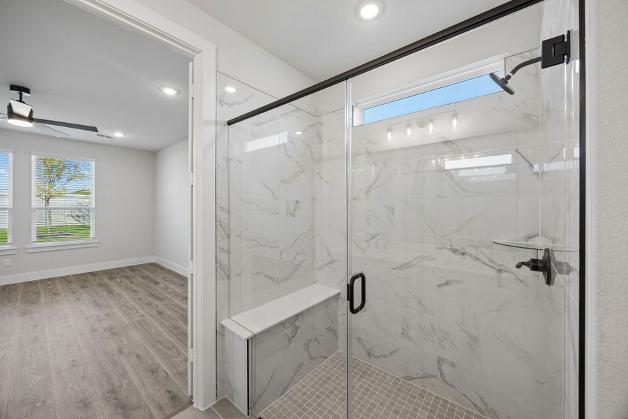 Furnished interior view inside a new home in Painted Tree Woodland West, McKinney (Image 9).