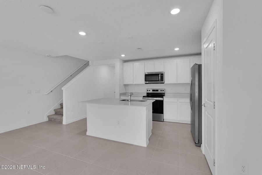 Furnished interior view inside a new home in , Jacksonville (Image 10).