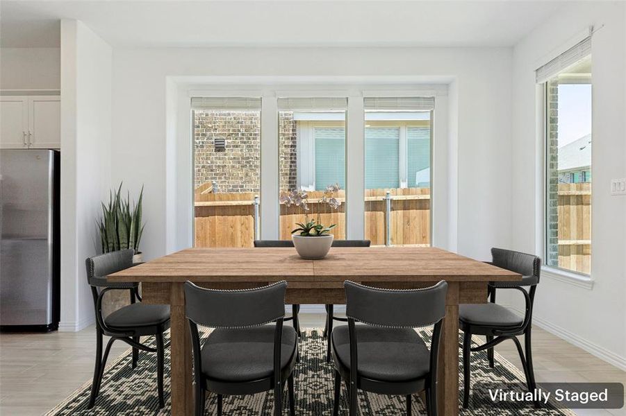 Furnished interior view inside a new home in Northlake Estates: Brookstone Collection, Little Elm (Image 15).