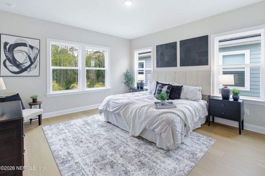 Furnished interior view inside a new home in , Ponte Vedra (Image 9).