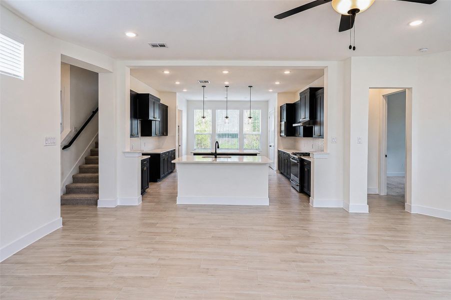 Furnished interior view inside a new home in , Katy (Image 9).
