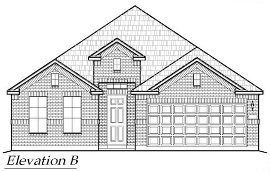 Exterior rendering of this home design in Heartland, Heartland, TX (Image 9).