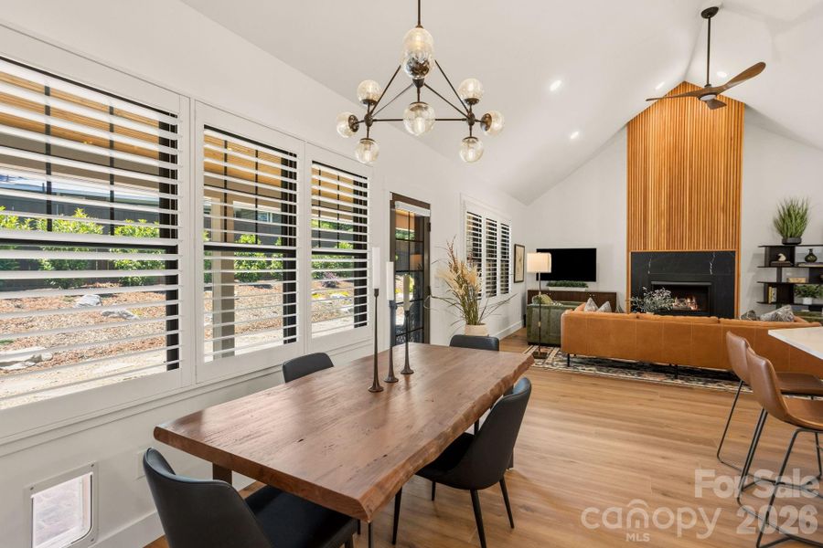 Furnished interior view inside a new home in , Hendersonville (Image 7).