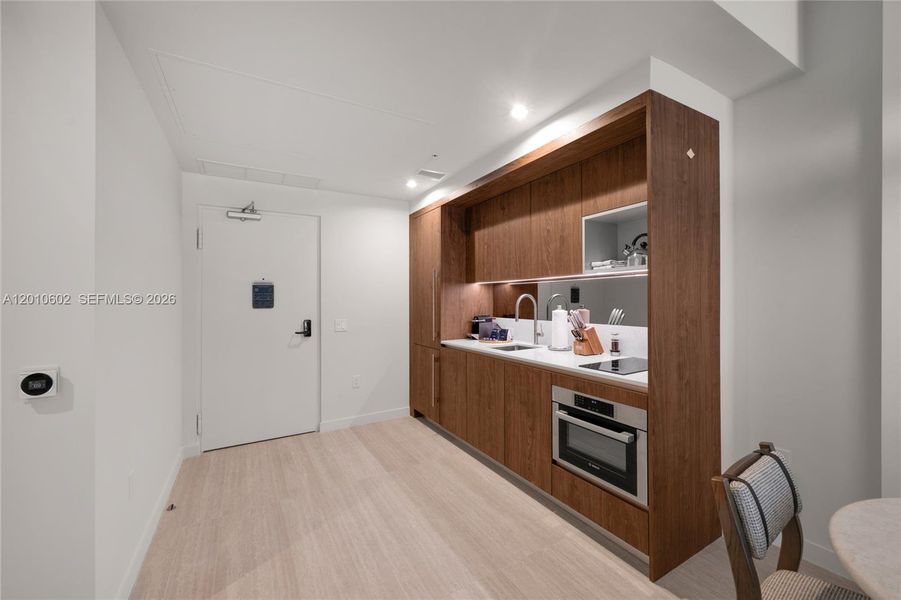Furnished interior view inside a new home in , Miami (Image 16).