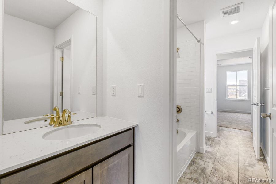 Furnished interior view inside a new home in Newlin Crossing, Parker (Image 5).