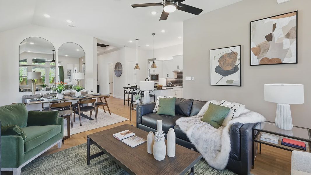 Model home photos of similar floorplans, not pictures of actual home.