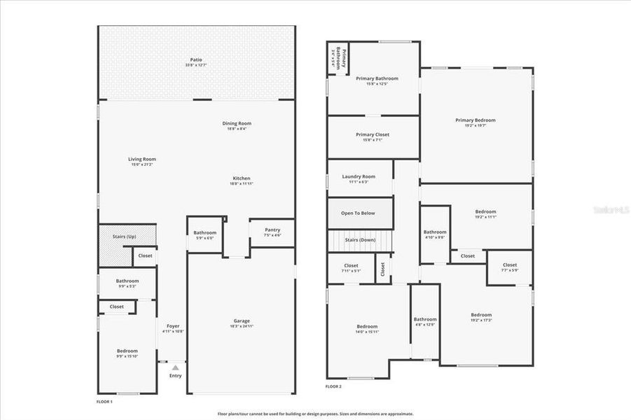 2D floor plan layout of this home in , Tampa, FL (Image 6).
