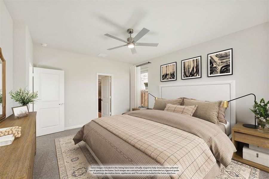 Furnished interior view inside a new home in Rolling Meadows, Lancaster (Image 8).
