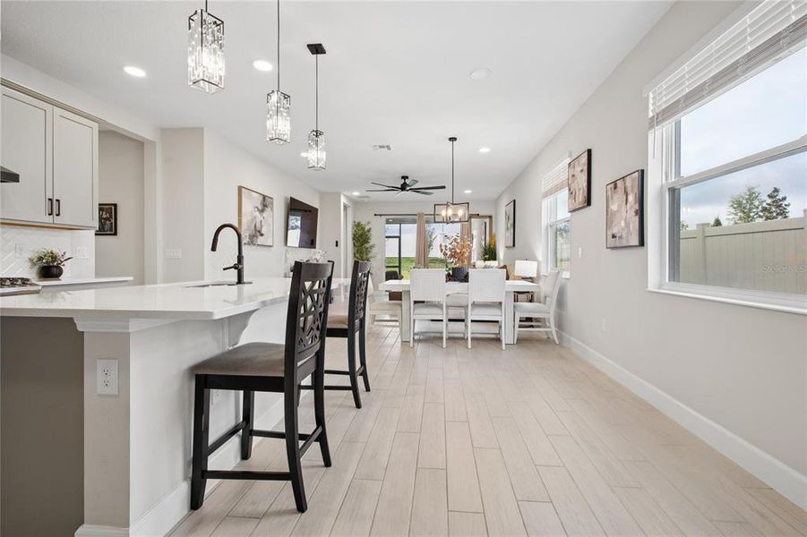 Furnished interior view inside a new home in Emerson Pointe, Apopka (Image 10). Furnished interior view inside a new home in Emerson Pointe, Apopka (Image 10).