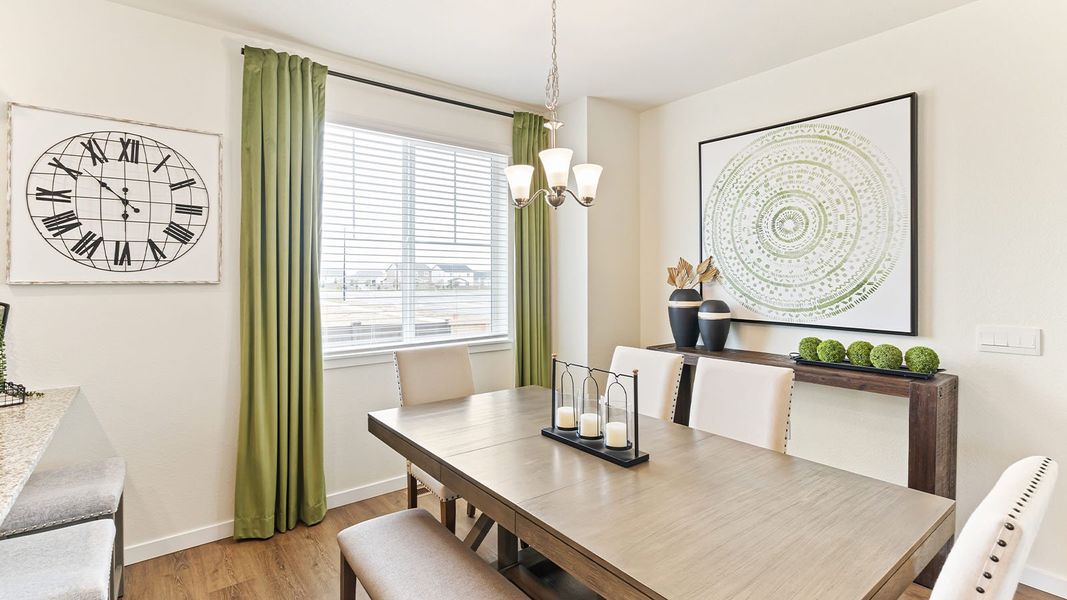 Furnished interior view inside a new home in Sky Ranch, Watkins (Image 10).