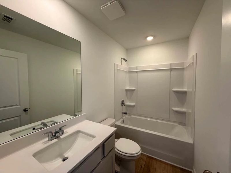 Bathroom Two featuring Serene Collection Finishes
