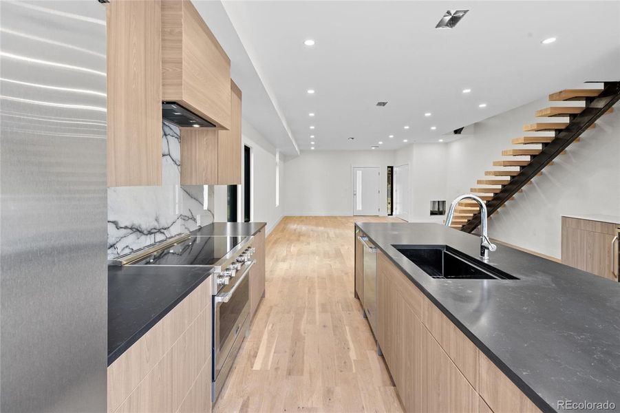 Furnished interior view inside a new home in , Denver (Image 6).