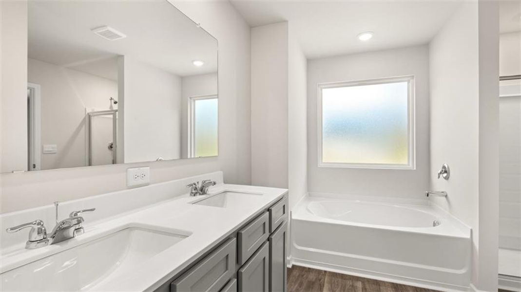 Furnished interior view inside a new home in Willowbrook, Winder (Image 12).