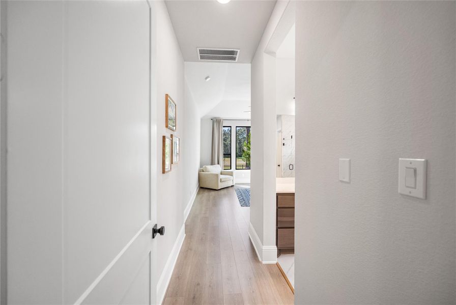 Entrance leading to the primary bedroom.
