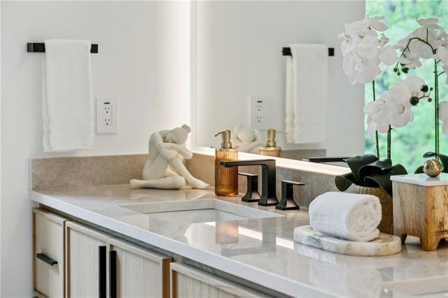 Furnished interior view inside a new home in , Brookhaven (Image 51).