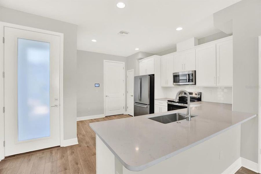 Furnished interior view inside a new home in , Seminole (Image 7).