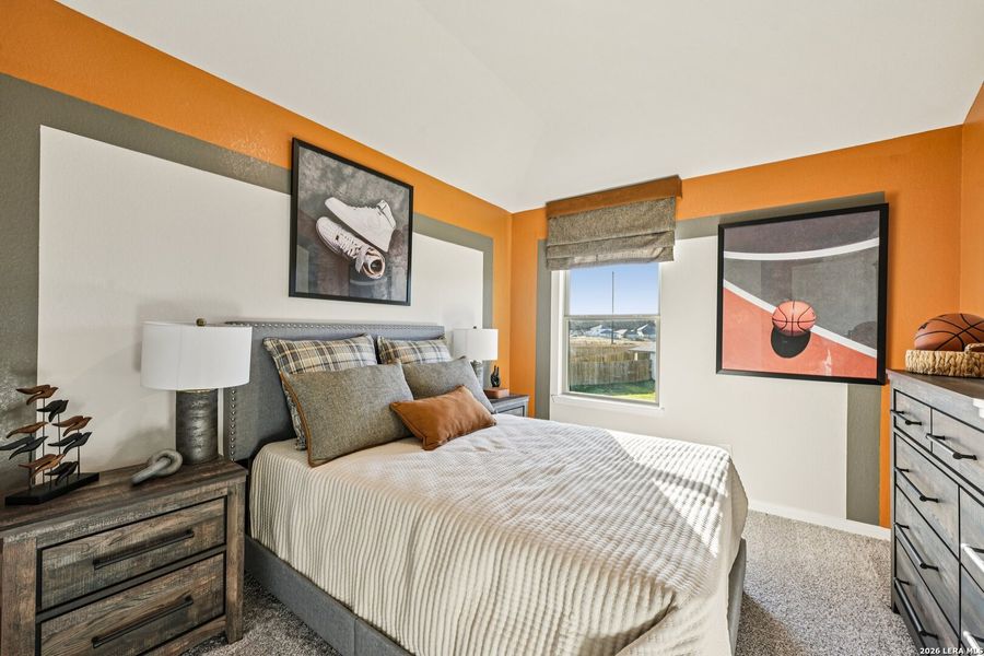Furnished interior view inside a new home in Red Hawk Landing, San Antonio (Image 26).