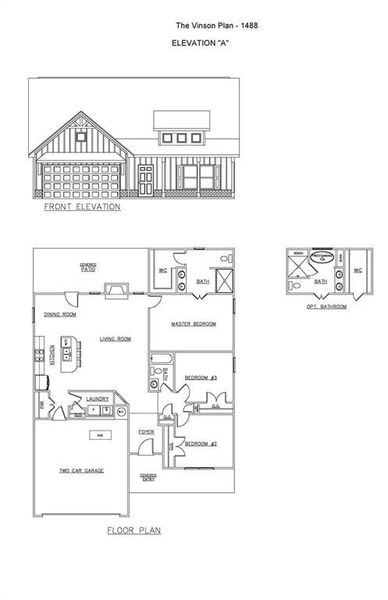 2D floor plan layout of this home in , Silver Creek, GA (Image 6).