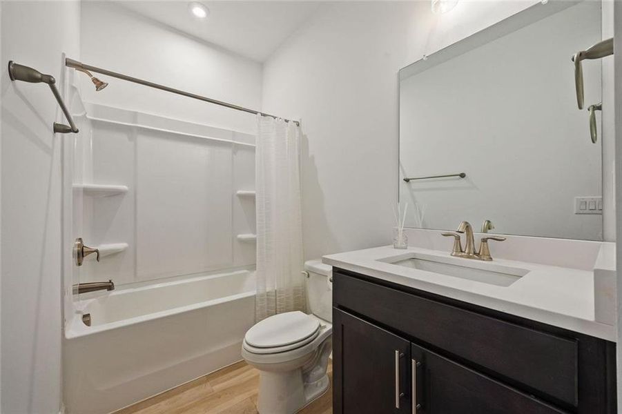 Furnished interior view inside a new home in , Cumming (Image 21).