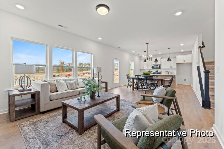Furnished interior view inside a new home in , New London (Image 12).