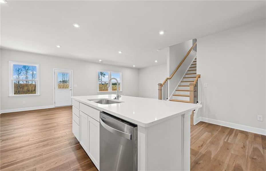 Furnished interior view inside a new home in Anderson Point, McDonough (Image 4).