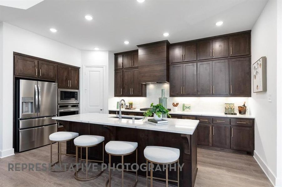 Furnished interior view inside a new home in Tavolo Park, Fort Worth (Image 33).