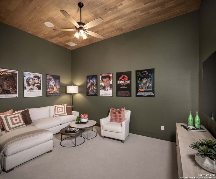 Furnished interior view inside a new home in Briggs Ranch, San Antonio (Image 6).
