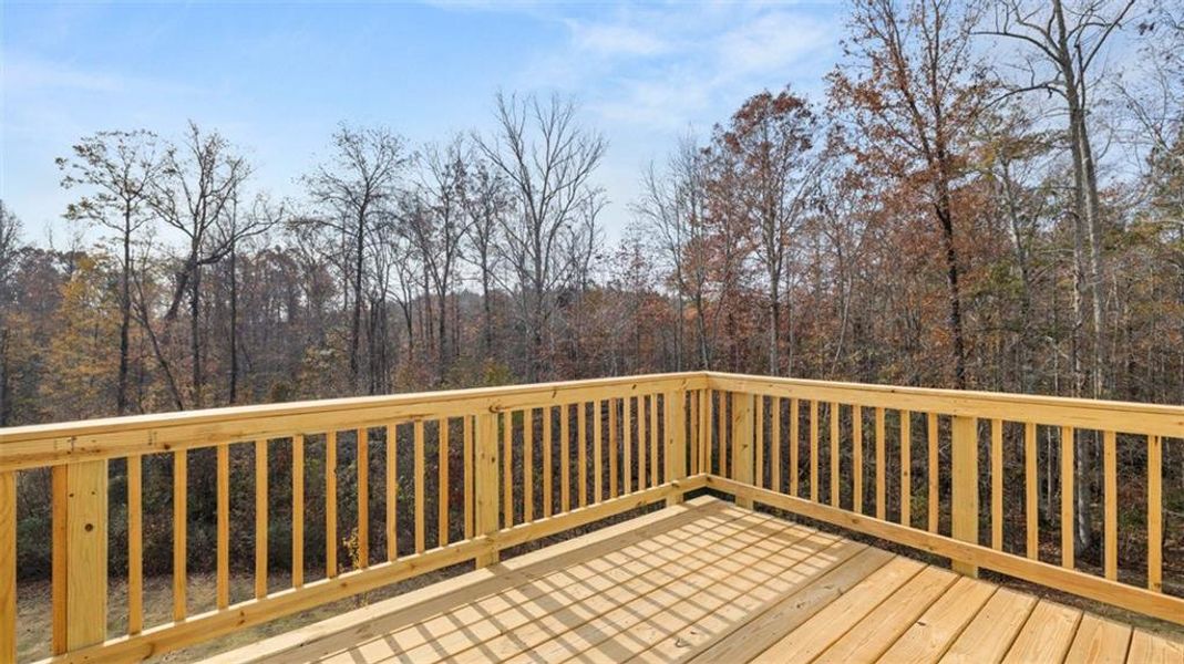Exterior details and patio area of a home in Locust Grove Station - Cedar Ridge, Locust Grove (Image 4).
