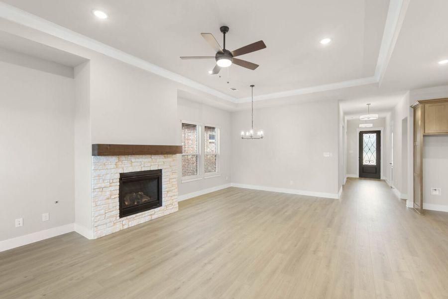 Spacious, unfurnished interior of a new home in Ladera at Tavolo Park, Fort Worth (Image 15).