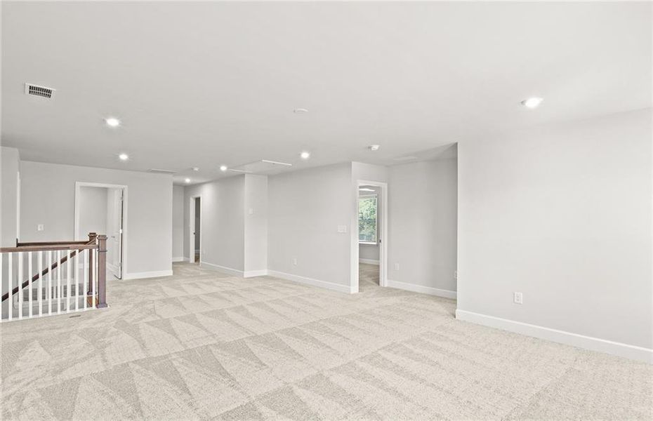 Spacious, unfurnished interior of a new home in Anderson Point Estates, McDonough (Image 15). Spacious, unfurnished interior of a new home in Anderson Point Estates, McDonough (Image 15).