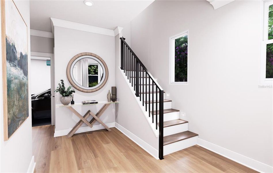 Furnished interior view inside a new home in Blanc, St. Petersburg (Image 5).