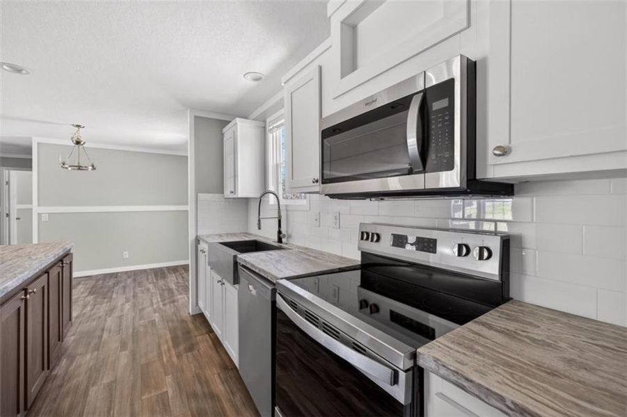 Furnished interior view inside a new home in , Oxford (Image 4).