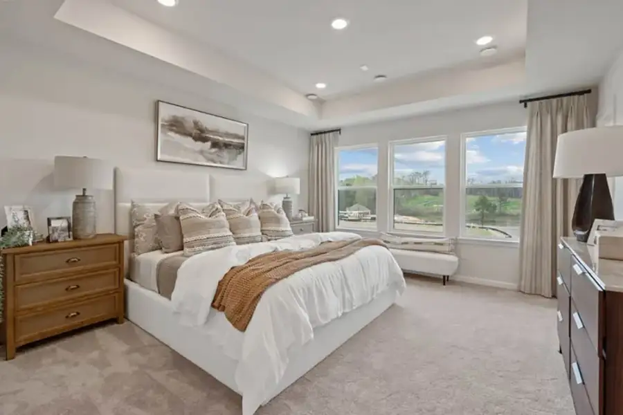 Furnished interior view inside a new home in Dreycott, Lawrenceville (Image 3).