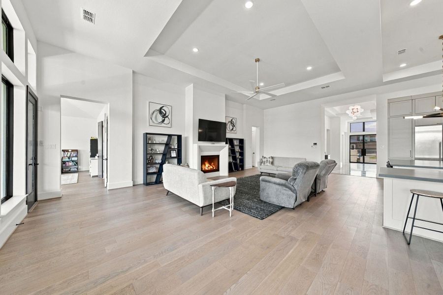 Furnished interior view inside a new home in , Cypress (Image 32).
