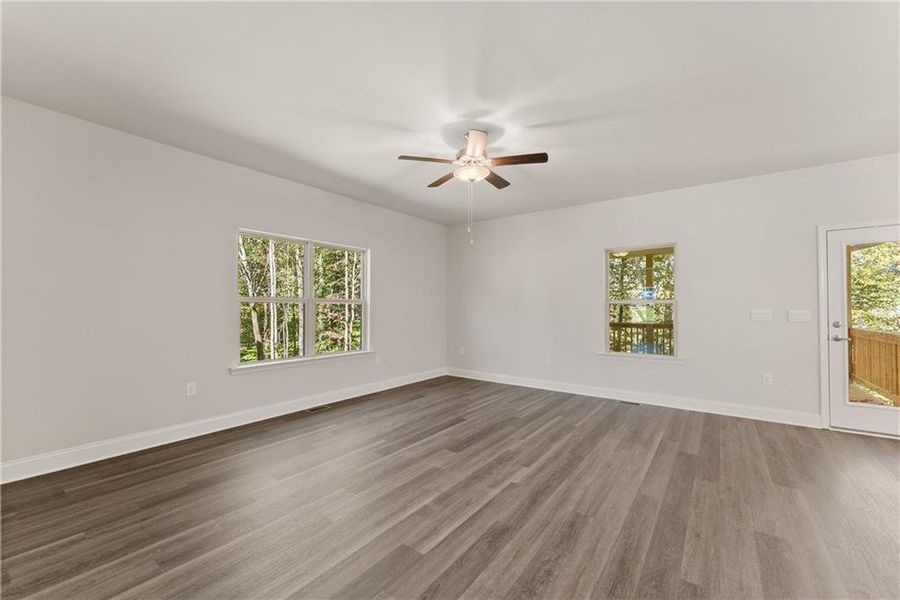 Spacious, unfurnished interior of a new home in Magnolia Villas, Cornelia (Image 17).