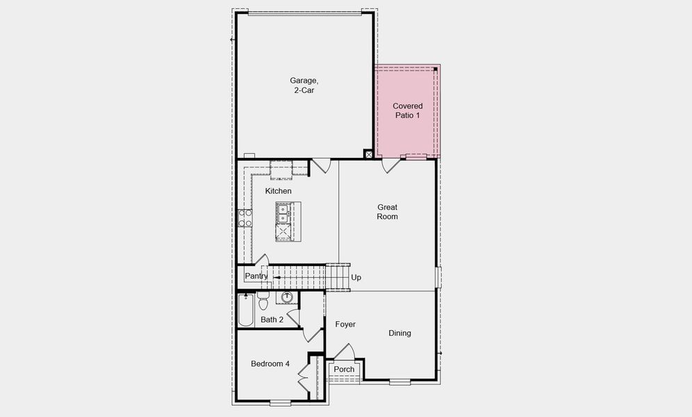 2D floor plan layout of this home in North Sky Celina, Celina, TX (Image 5). 2D floor plan layout of this home in North Sky Celina, Celina, TX (Image 5).