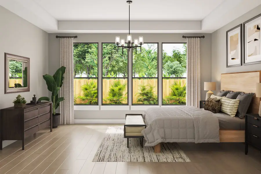 Representative furnished interior of a home built from the Lisbon by Tri Pointe Homes in Legacy Grove, Montgomery (Image 13).