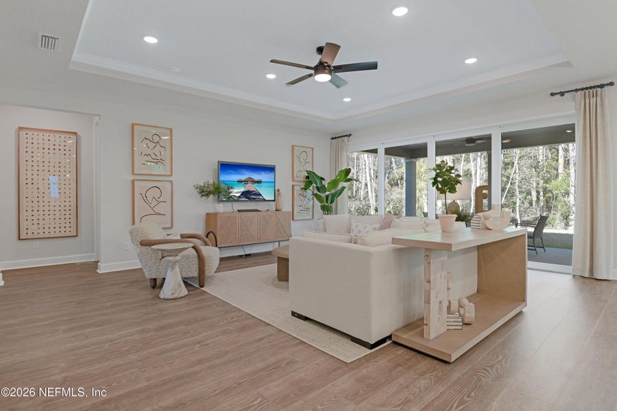 Furnished interior view inside a new home in Brookestone, St. Augustine (Image 7).