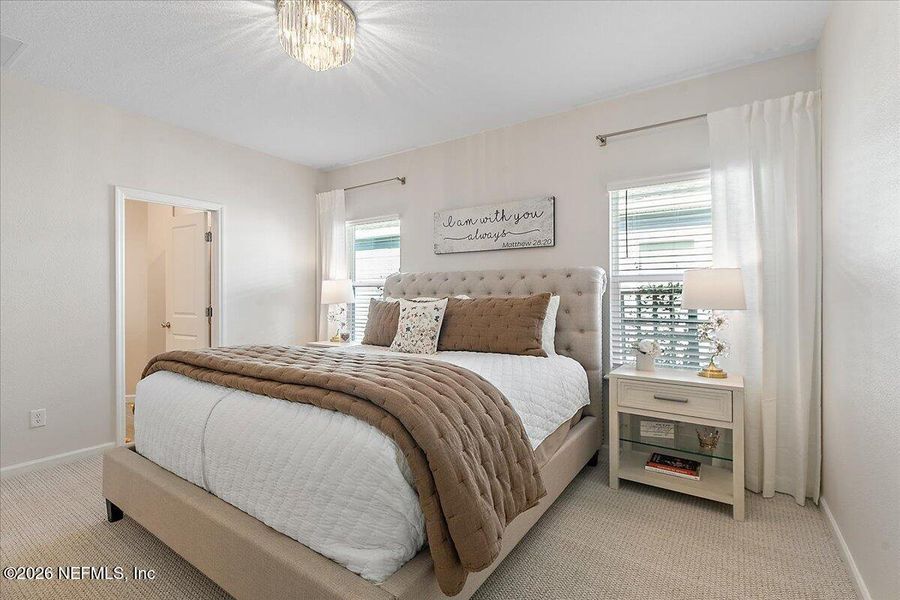 Furnished interior view inside a new home in Edenbrooke at Hyland Trail | 55+, Green Cove Springs (Image 7).