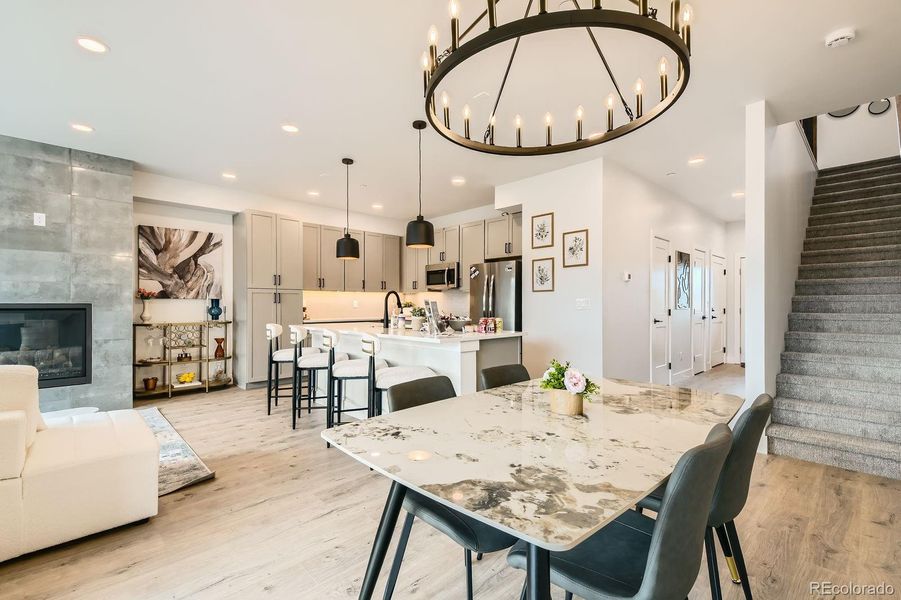 Furnished interior view inside a new home in , Tabernash (Image 8).