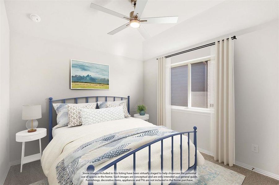 Furnished interior view inside a new home in Creekview Meadows, Pilot Point (Image 13).