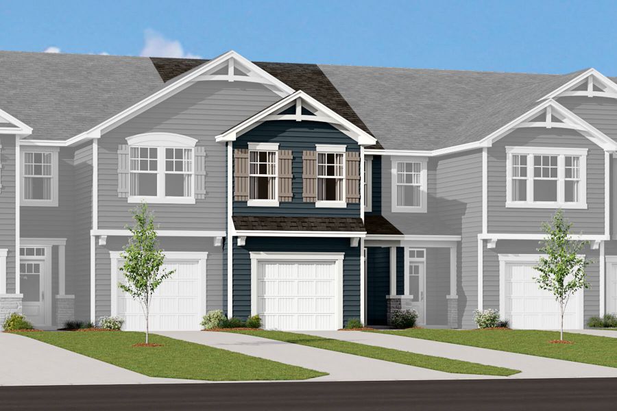 Amira French Country Elevation rendering Amira French Country Elevation rendering